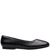 CLARKS  WOMENS  SHOE - BLACK LEATHER